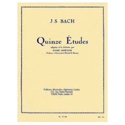 Bach Johann Sebastian / Delecluse Ulysse 15 Etudes - Clarinette