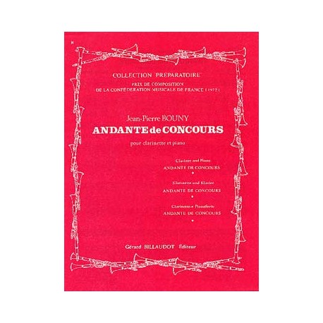 Jean-Pierre Bouny Andante de concours