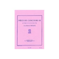 DEFAYE MORCEAU DE CONCOURS III