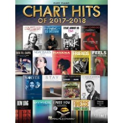 CHART HITS 2017-2018 EASY PIANO