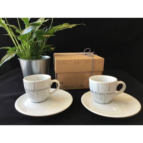 SET 2 TASSES ESPRESSO CUPS