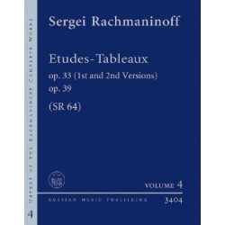 RACHMANINOFF ETUDES TABLEAUX OP33 OP39