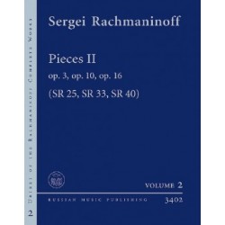 RACHMANINOFF PIECES OP3 OP10 OP16