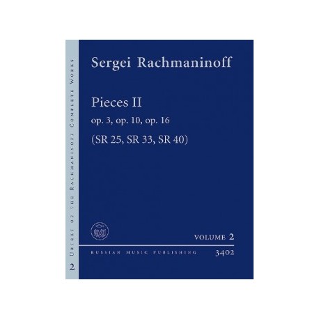 RACHMANINOFF PIECES OP3 OP10 OP16