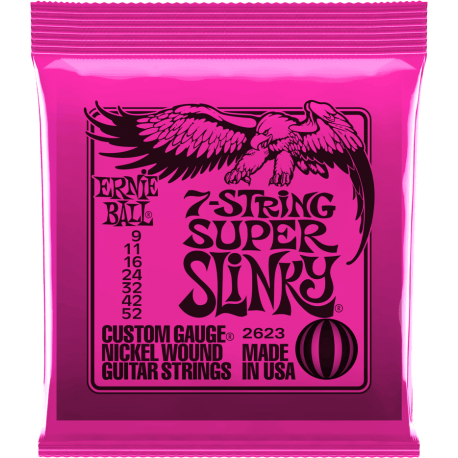 ERNIE BALL CORDES ELECTRIQUES Super slinky/ 7c 09/52