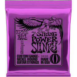 ERNIE BALL CORDES ELECTRIQUES Power slinky 11/58