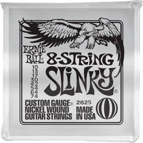 ERNIE BALL CORDES ELECTRIQUES Slinky/ 8c 10:74