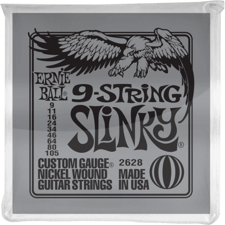 ERNIE BALL CORDES ELECTRIQUES Jeux - Slinky/ 9c 09/105