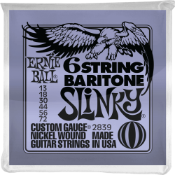 ERNIE BALL CORDES ELECTRIQUES Slinky baryton 13/72