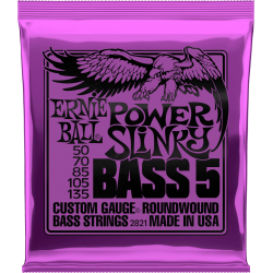 ERNIE BALL CORDES BASSE Power slinky /5c 50/135