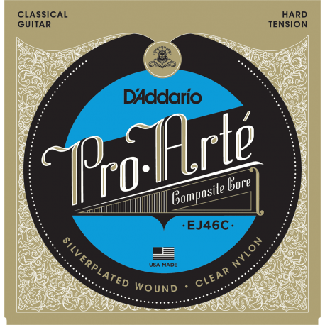 JEU D ADDARIO EJ46C Cordes Classiques PRO ARTE COMPOSITE TIRANT FORT