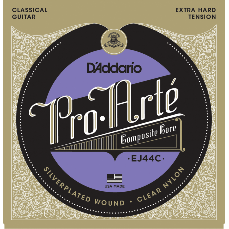 JEU D ADDARIO EJ44C Cordes Classiques PRO ARTE COMPOSITE TIRANT TRES FORT