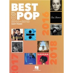 Best Of Pop 2016-2018 (Easy Piano) Livre | Piano Facile, Piano