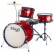 STAGG JR3 8" 10" 16" BATTERIE JUNIOR ROUGE