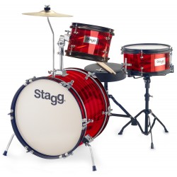 STAGG JR3 8" 10" 16" BATTERIE JUNIOR ROUGE