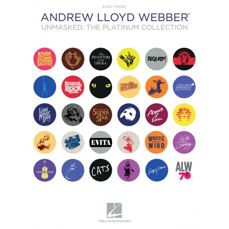 Adrew Lloyd Webber - Unmasked : The Platinum Collection Easy Piano