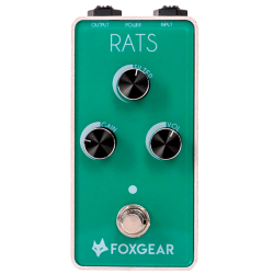 FOX GEAR RATS PEDALE DISTORTION GUITARE