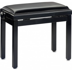 STAGG BANQUETTE PIANO PB39 BKP SBK NOIR BRILLANT