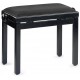 STAGG BANQUETTE PIANO PB39 BKP SVBK NOIR BRILLANT