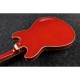 GUITARE ELECTRIQUE IBANEZ HOLLOW BODY AS93FM-TCD - TRANSPARENT CHERRY RED