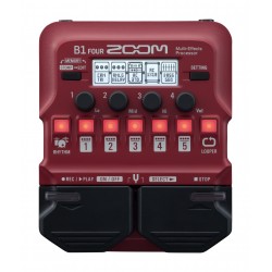 ZOOM B1 FOUR PEDALE BASS MULTI EFFET