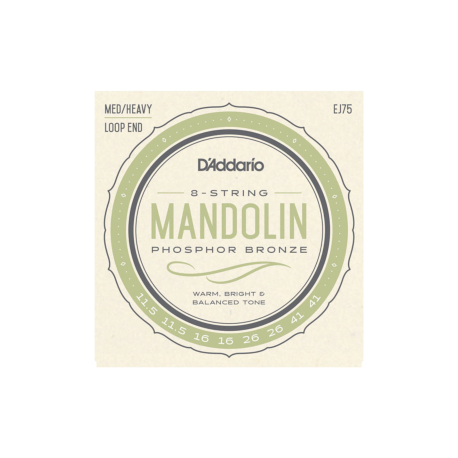 JEUD ADDARIO Cordes MANDOLINE P/BRONZE BLUEGRASS 11,5-16-26-