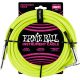 ERNIE BALL Jack/jack coudé 3m jaune fluo