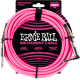 ERNIE BALL Jack/jack coudé 3m rose fluo
