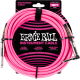 ERNIE BALL Jack/jack coudé 5.50 m rose fluo