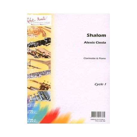 CIESLA Alexis Shalom Clarinette et piano