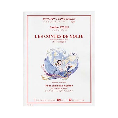 PONS André Les Contes de YolieClarinette et piano