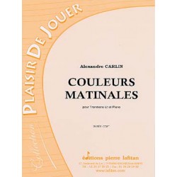CARLIN Alexandre Couleurs matinales trombone et piano