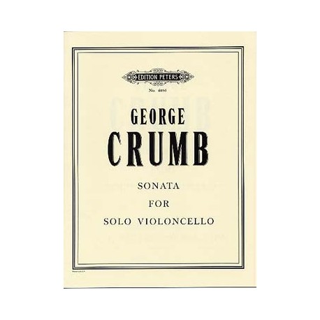 CRUMB George Sonate Partitions Violoncelle et piano