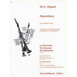 mozart mozartiana clarinette et piano