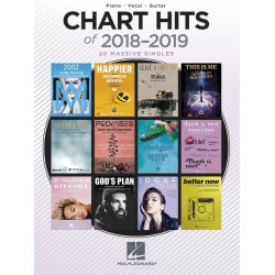 Chart Hits Of 2018-2019 piano vocal guitare