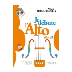 Valérie Bime-Apparailly Je débute l'Alto - Volume 2 Avec CD.