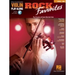 Violin Play-Along Volume 49 - Rock Favorites avec audio en téléchargment