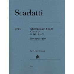 Domenico Scarlatti Sonate pour piano en ré mineur Toccata K141, L 422