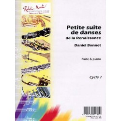 Bonnet petite suite de danses de la renaissance flute et piano