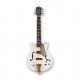 Electric Guitar white/gold magnetic