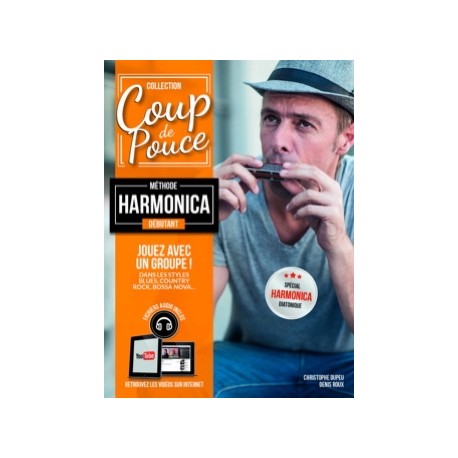 COUP DE POUCE Méthode Harmonica Débutant