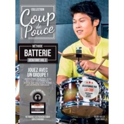 COUP DE POUCE Méthode Batterie Débutant Volume 3