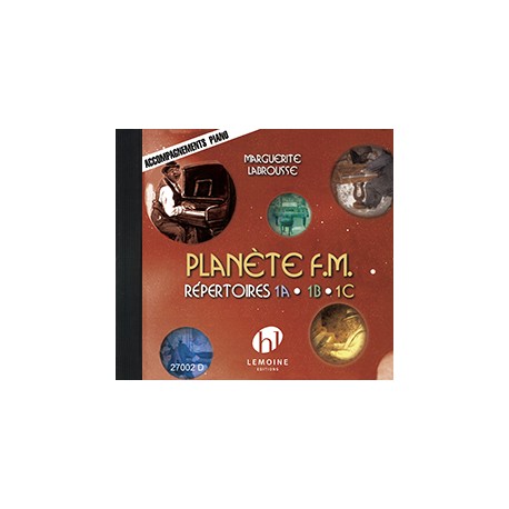 LABROUSSE Marguerite Planète FM Vol.1 - accompagnements CD