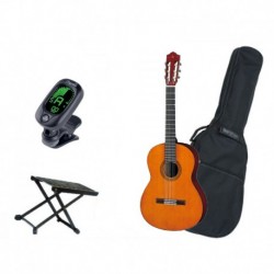 Pack Yamaha C40 - Guitare Classique (+ housse, repose pied et accordeur) -  Cdiscount Instruments de musique