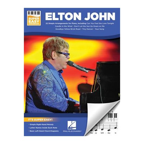 ELTON JOHN SUPER EASY SONGBOOK PIANO