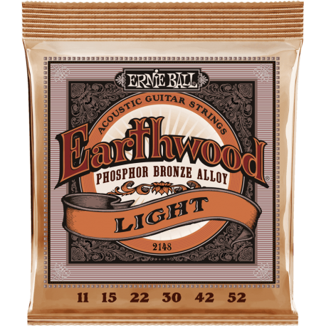 ERNIE BALL CORDES EARTHWOOD PHOSPHOR BRONZE 2148