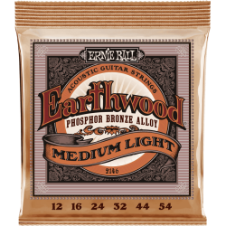 ERNIE BALL CORDES MEDIUM LIGHT PHOSPHOR BRONZE 2146