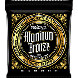 ERNIE BALL ALUMINUM BRONZE MEDIUM LIGHT 2566