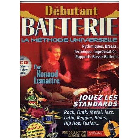 JJREBILLARD DEBUTANT BATTERIE REBILLARD + CD