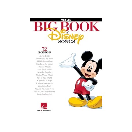 BIG BOOK OF DISNEY SONGS POUR VIOLON